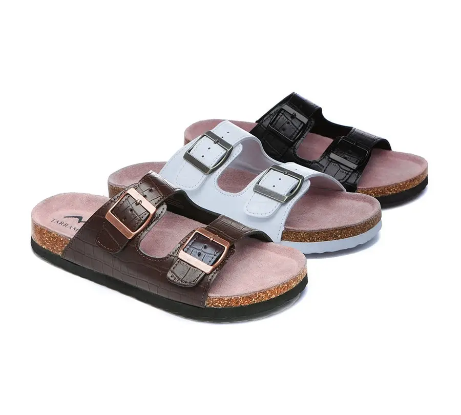 Tarramarra Embossed Summer Beach Unisex Slip-on Oliver Sandal Slides