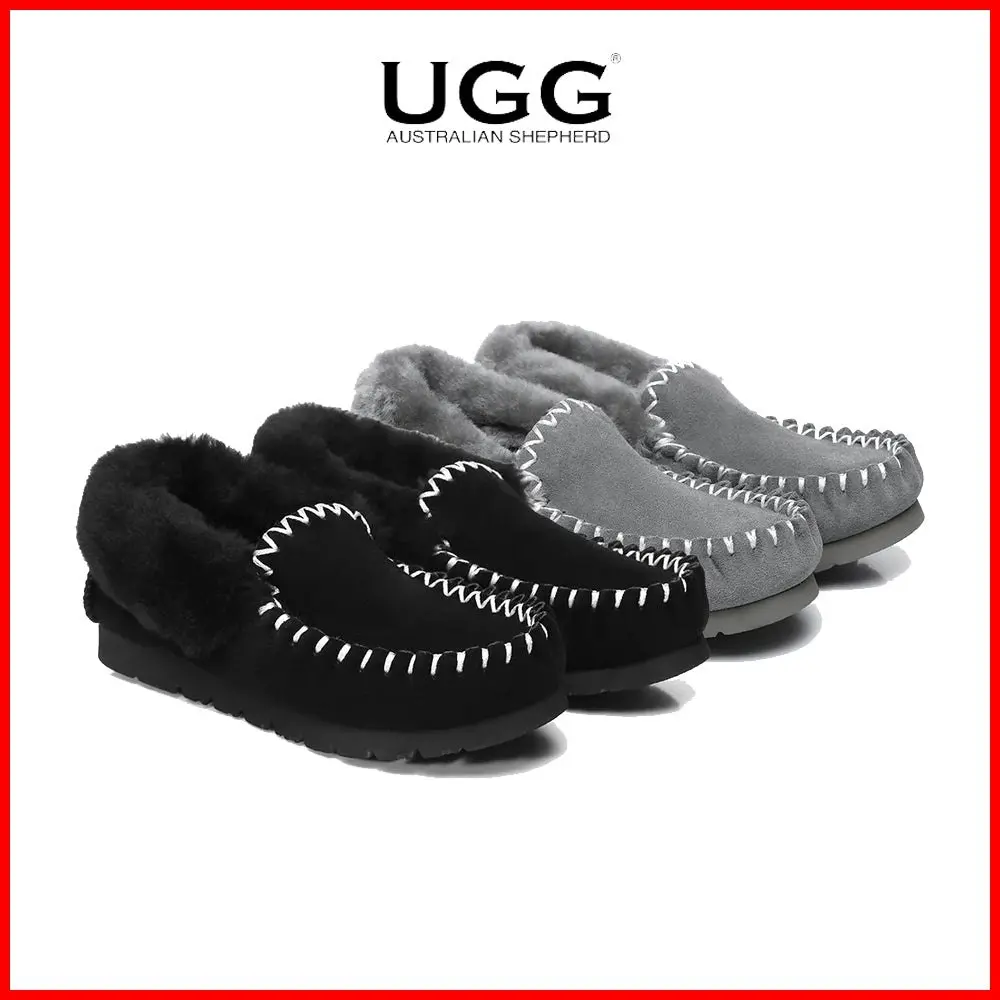 UGG Australian Shepherd Kids Ankle Slippers popo Moccasins