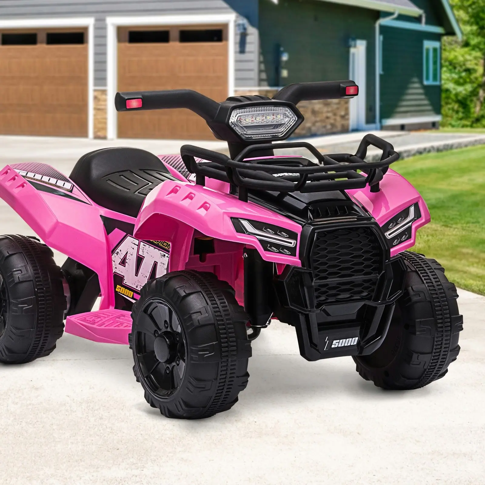 Mazam Ride On Car Electric ATV Bike Vehicle for Toddlers Kids Rechargeable Pink