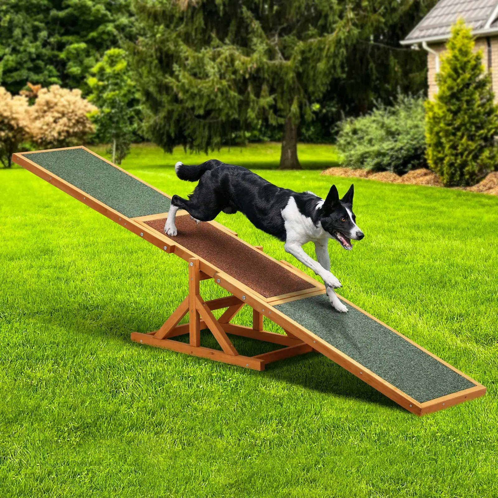 Alopet Dog Seesaw Pet Obedience Agility Training Puppy Sports Outdoor Play