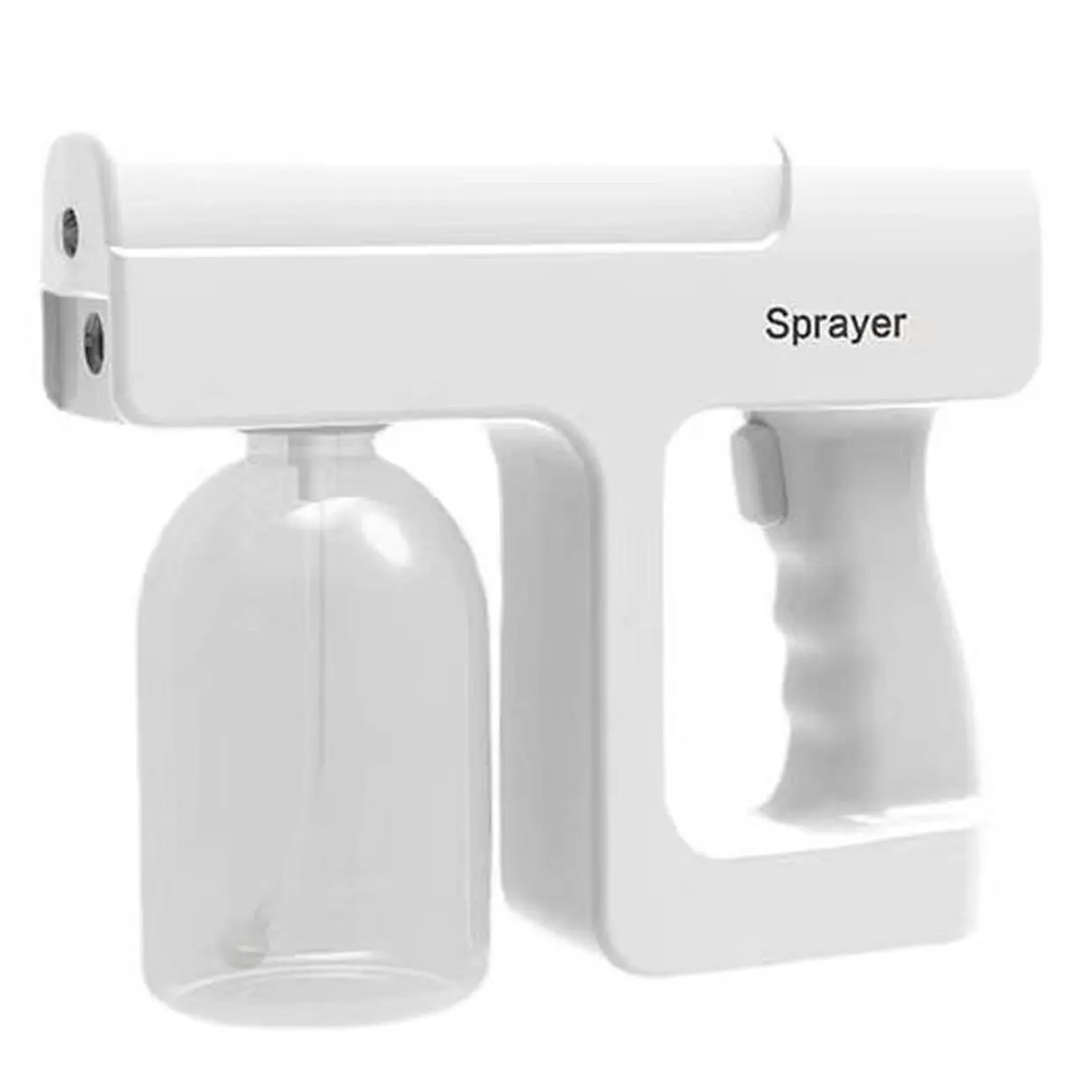 TODO Blue Light Nano Spray Disinfection Gun Air Purifier Sterilizer Portable Rechargeable 300ml - White