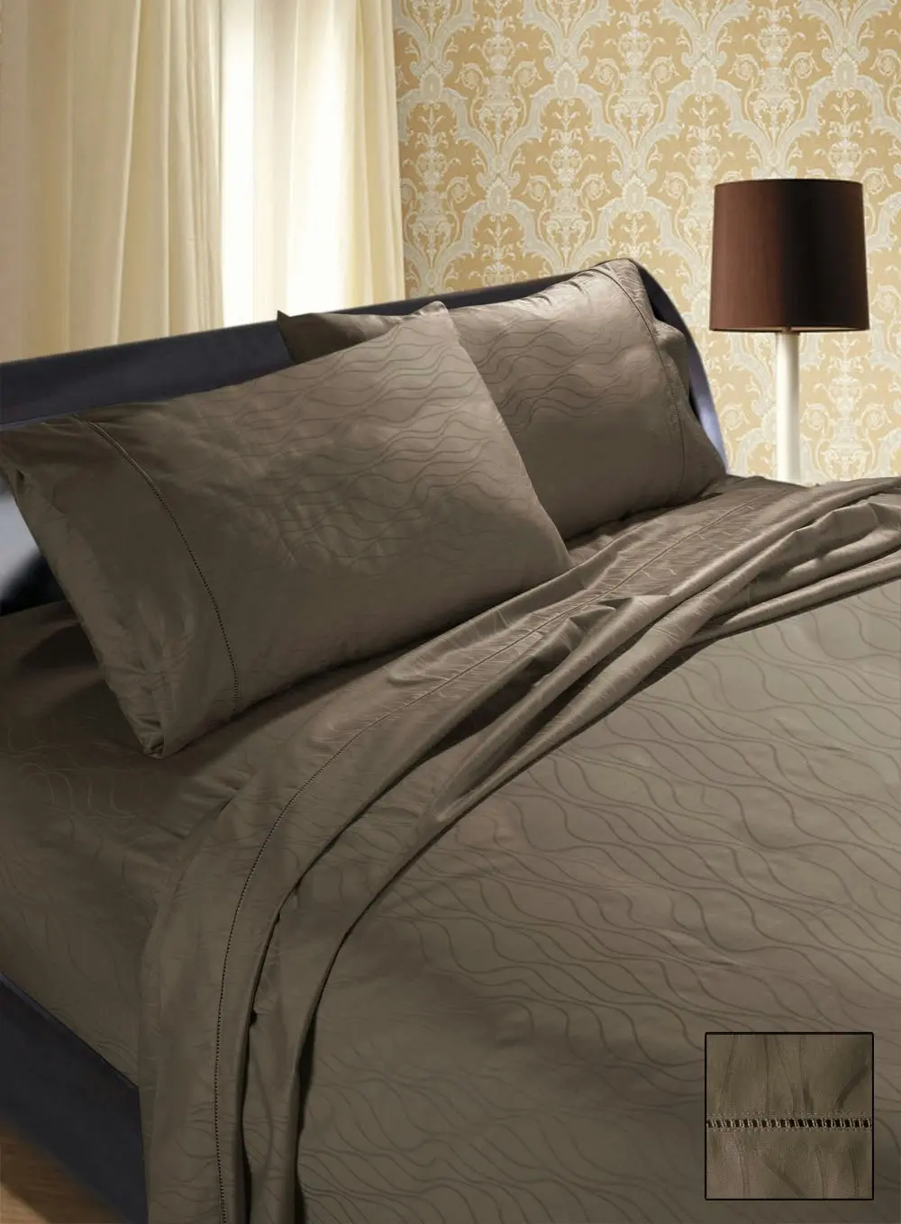 Shangri-La Linen 100% Egyptian Cotton Sheet Set