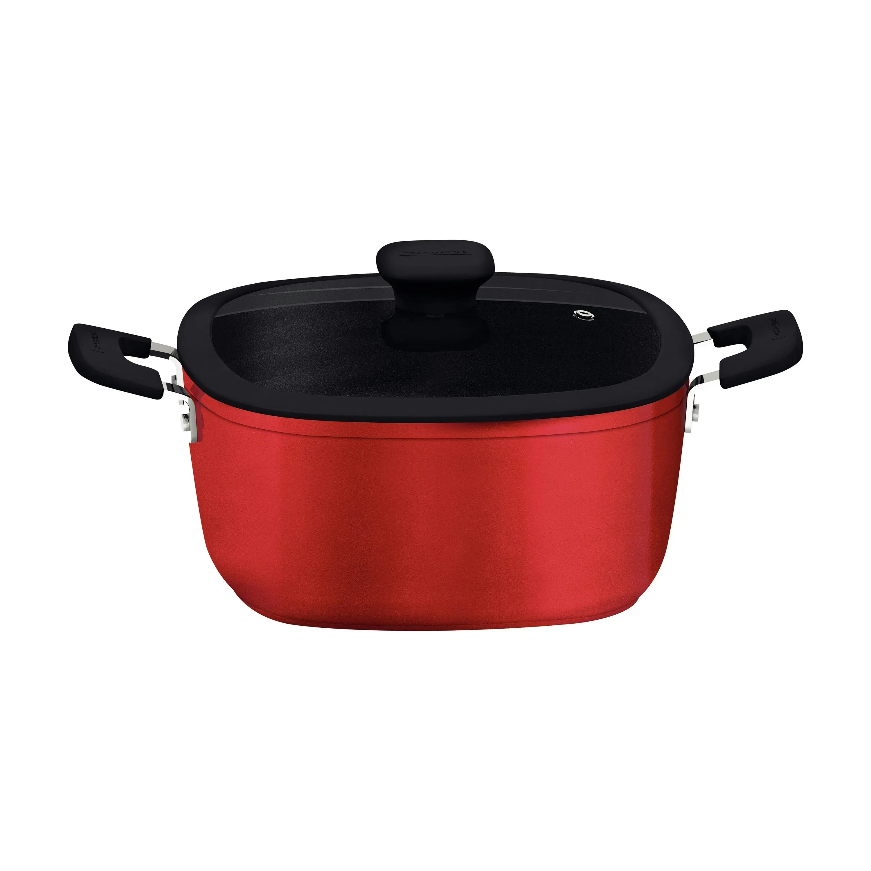 Tramontina Refinatta Red Casserole, 24cm, 4.8L