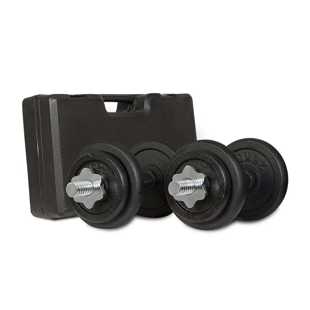 Cortex 20kg Cast Iron Dumbbell Set with Case