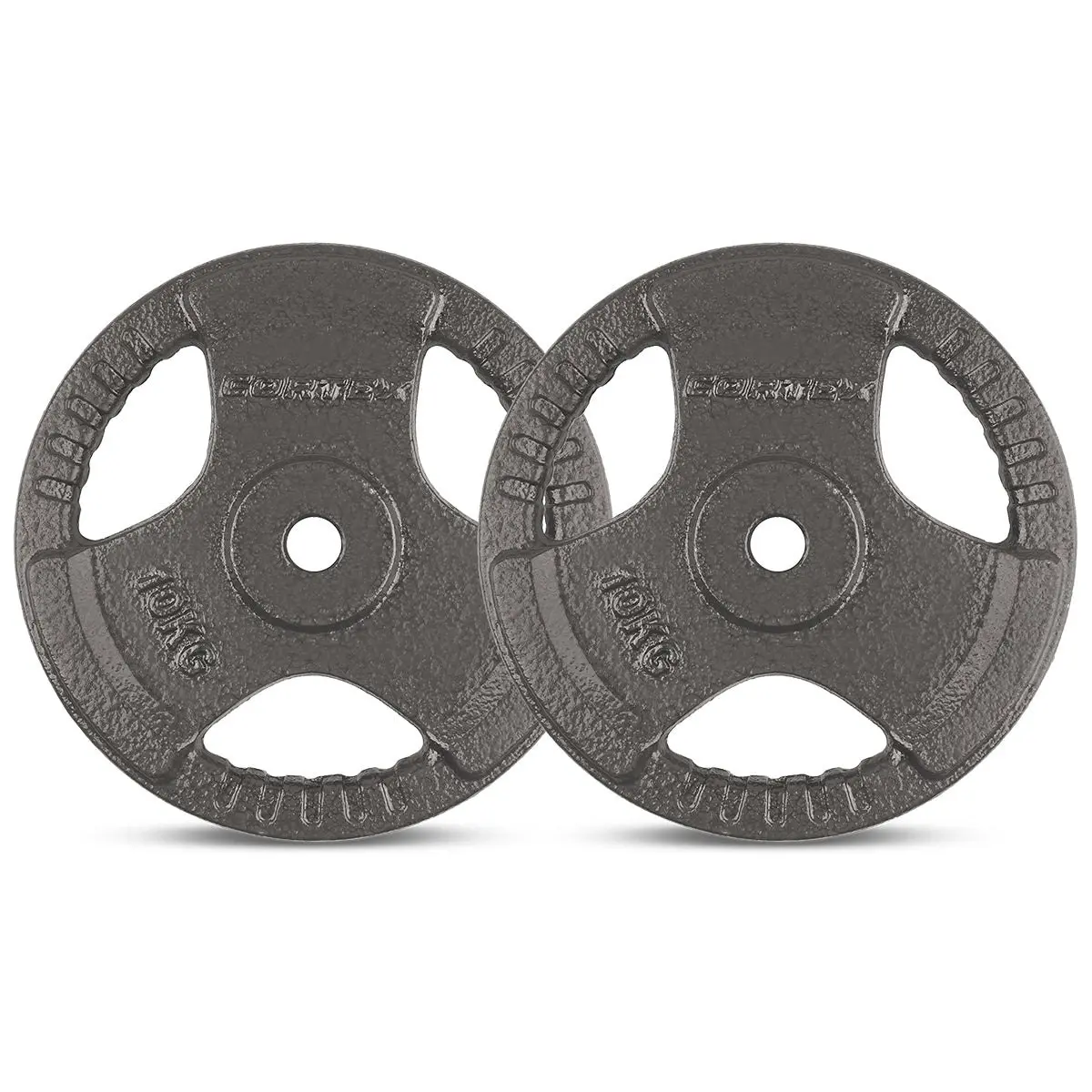 Cortex 10kg Tri-Grip 25mm Standard Plates (Pair)