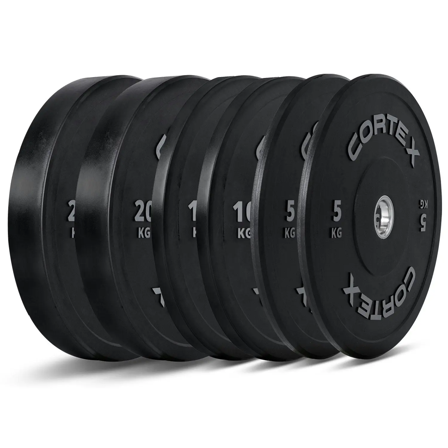 Cortex Starter 70kg Black Series Bumper Plate V2 Package