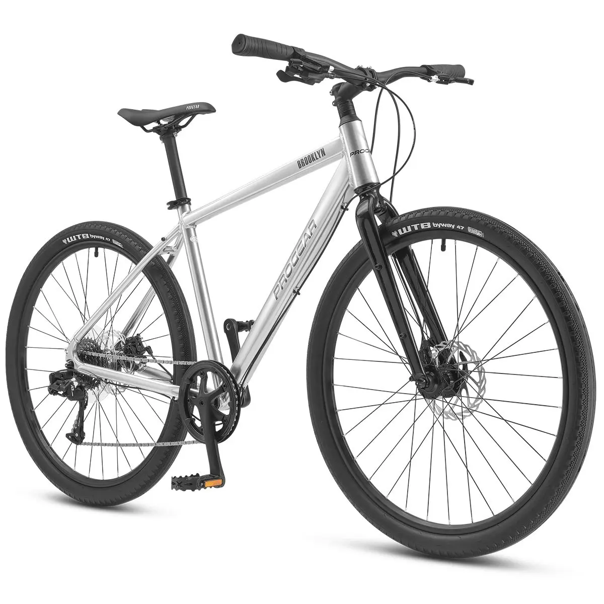 Progear Brooklyn Urban 650B*43cm Street Hybrid Bike - Stainless