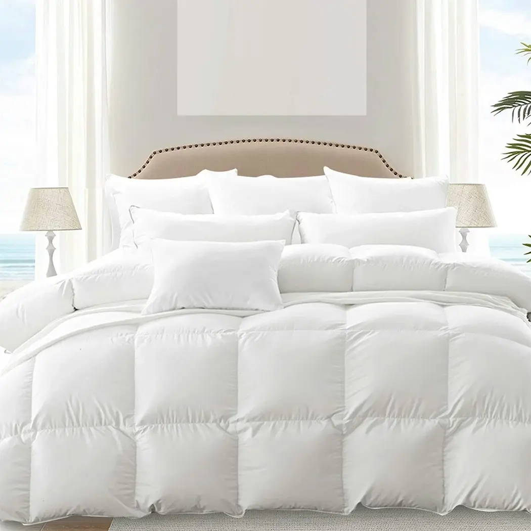 Dreamz 500GSM Goose Quilt Down Feather Filling Duvet All Season in King Size