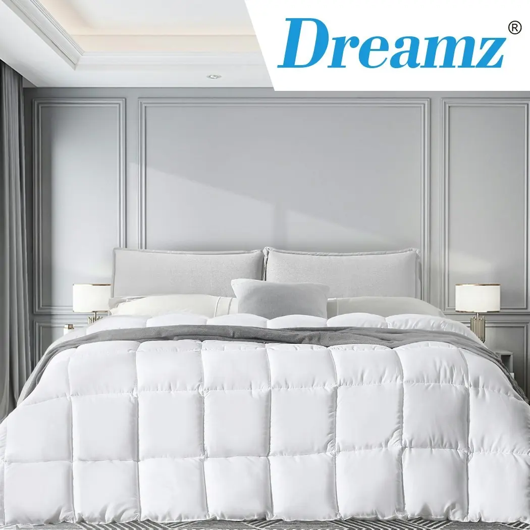 Dreamz 200GSM All Season Bamboo Winter Summer Quilt Duvet Doona Soft King Size