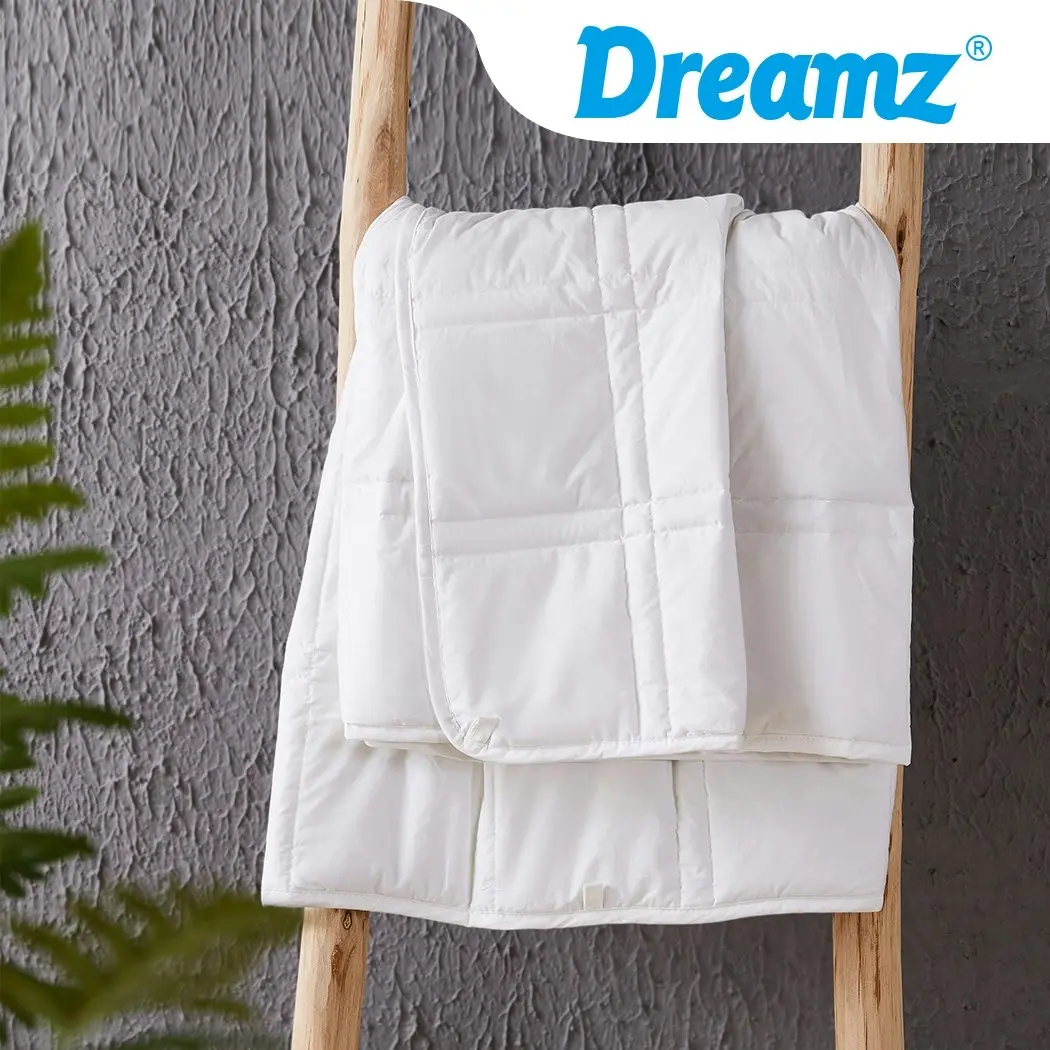 Dreamz Weighted Blanket Summer Cotton Heavy Gravity Adults Deep Relax Relief 9KG