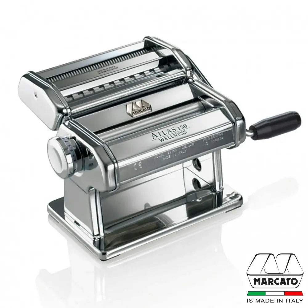 Marcato Atlas Wellness 150mm Adjustable Pasta Machine Made in Italy