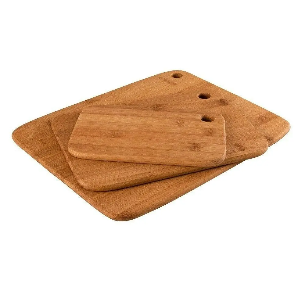 Peer Sorensen 3 Piece Long Grain Bamboo Chopping Cutting Board Set 3pc