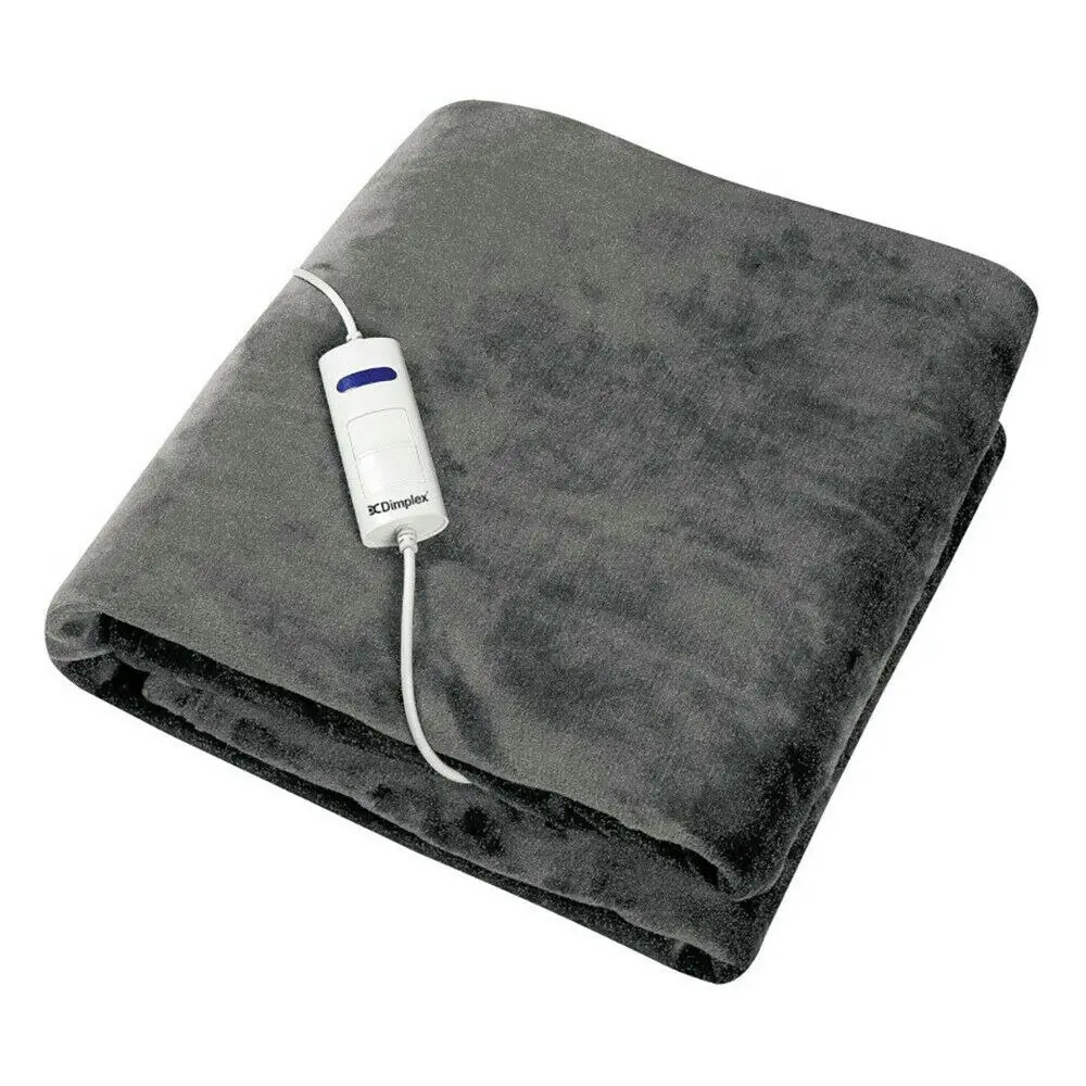 Dimplex Dream Easy Micro Fleece Heated Throw | Charcoal