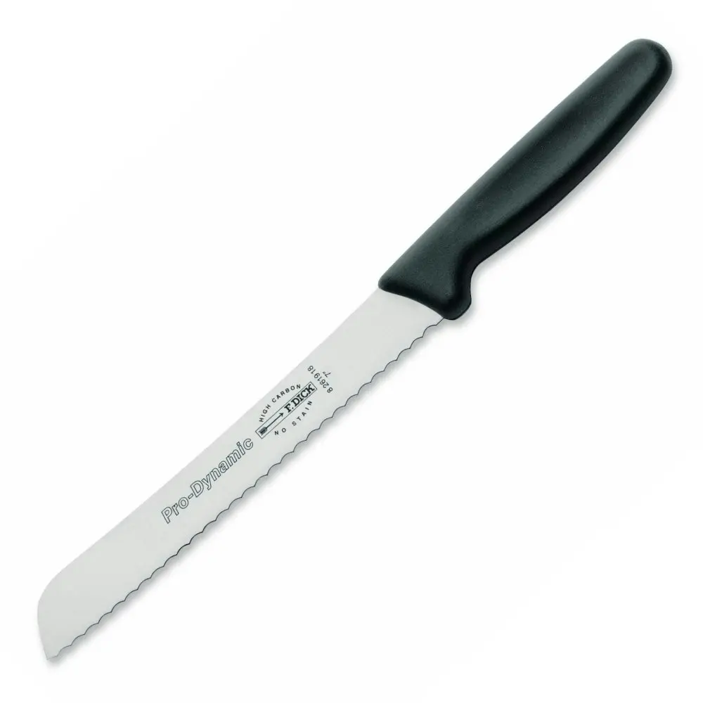 F DICK Pro Dynamic 18cm Serrated Bread Knife 8261918 | Black