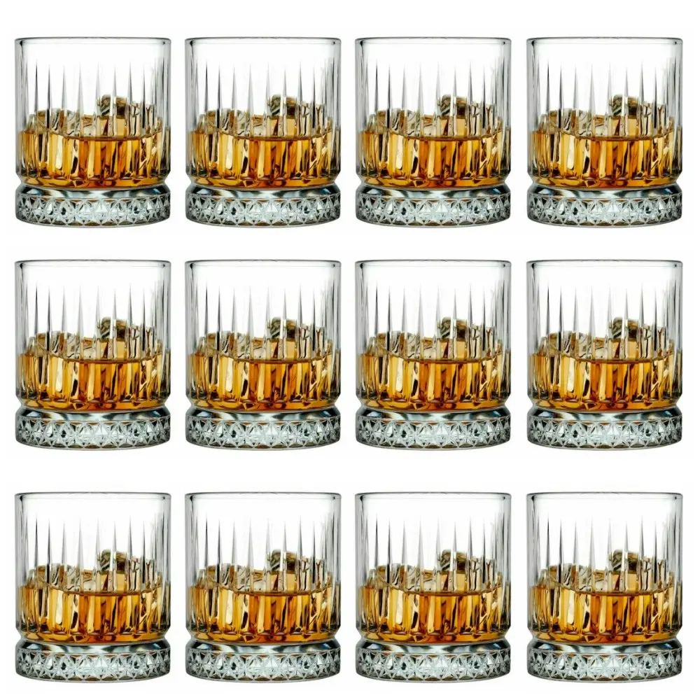 Pasabahce Elysia 355ml Whiskey Glass Tumbler | Set of 12