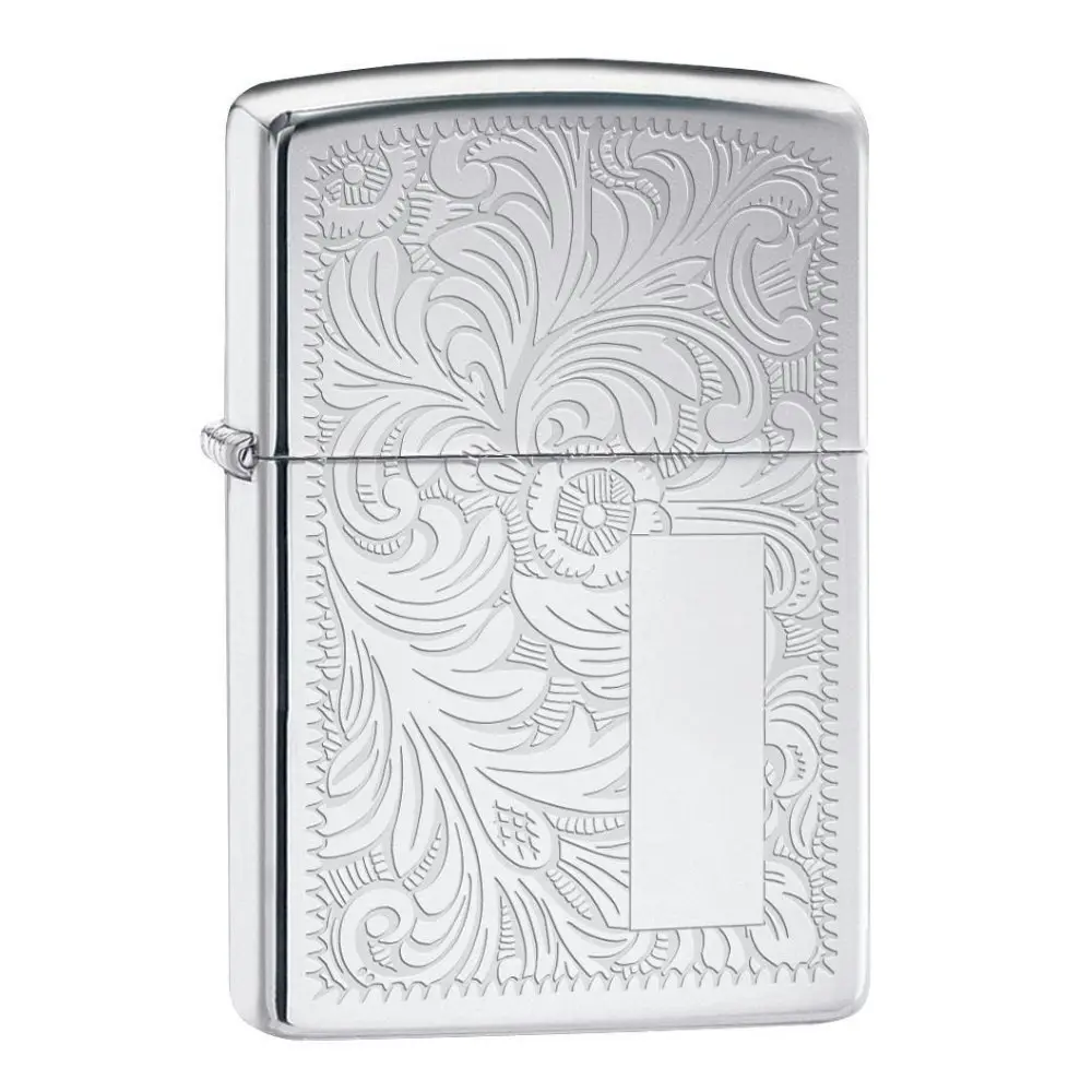 Zippo Venetian - High Polished Chrome Lighter