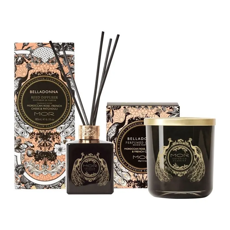 MOR Emporium Classics Belladonna Candle and Reed Diffuser Set