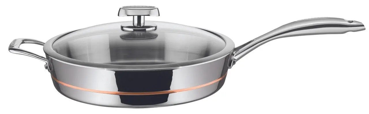 Scanpan Axis 32cm Chef/SauteÂ Pan 26989-Brushed/Copper