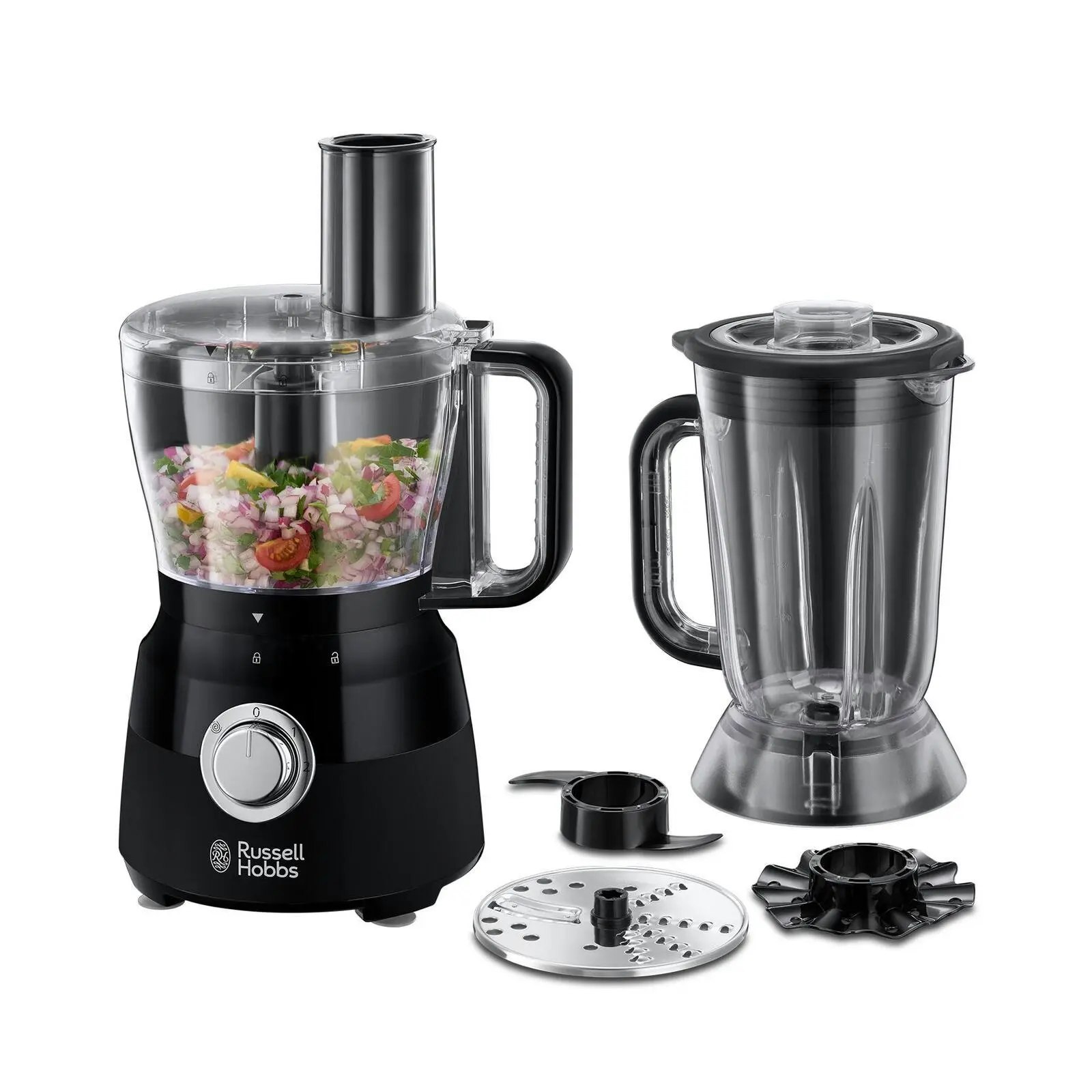 Russell Hobbs Desire Matte Black Food Processor