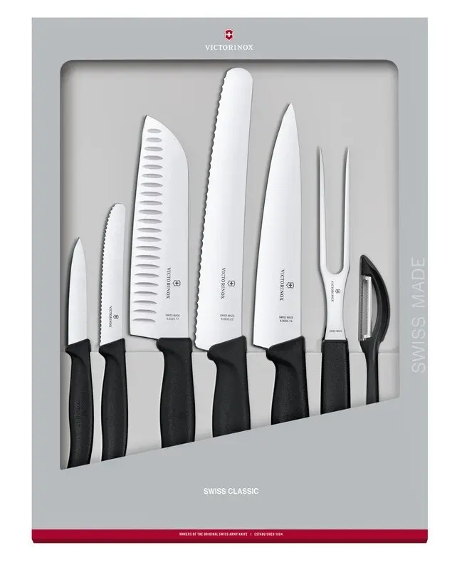 Victorinox Swiss Classic Kitchen 7-piece Set - Black