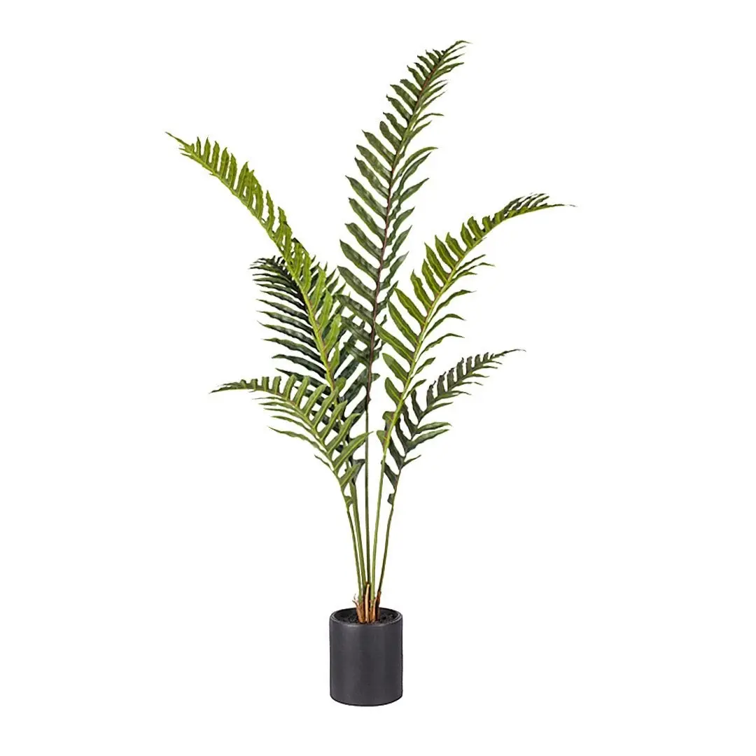 Soga 150cm Artificial Green Rogue Hares Foot Fern Tree Fake Tropical Indoor Plant Home Office Decor