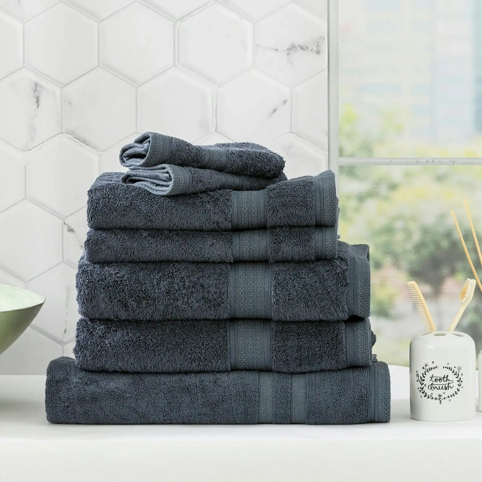 Stella Bamboo Towel Sets Indigo