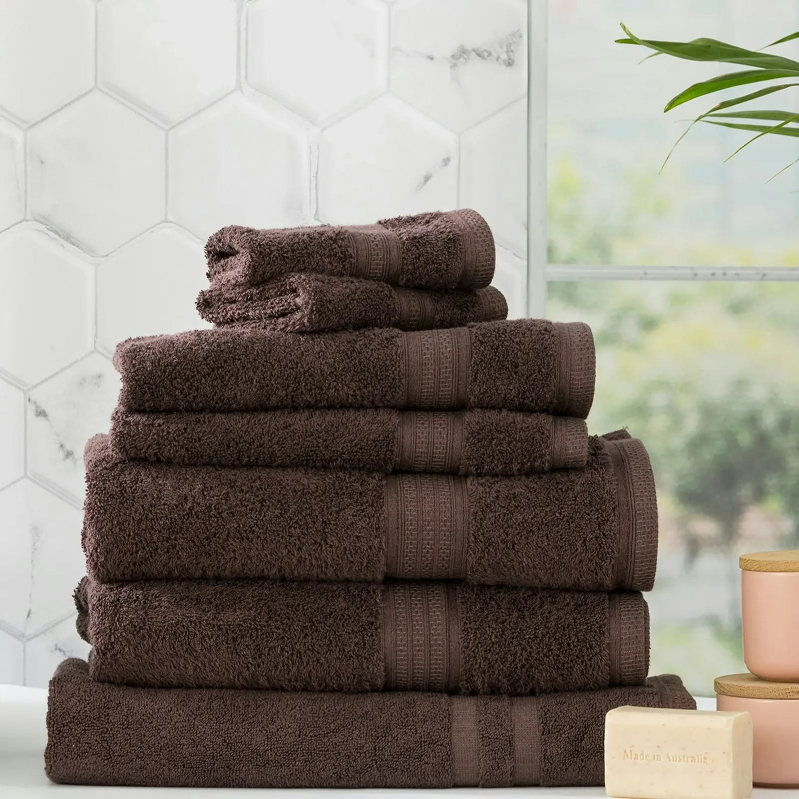 Stella Bamboo Towel Sets Cocoa