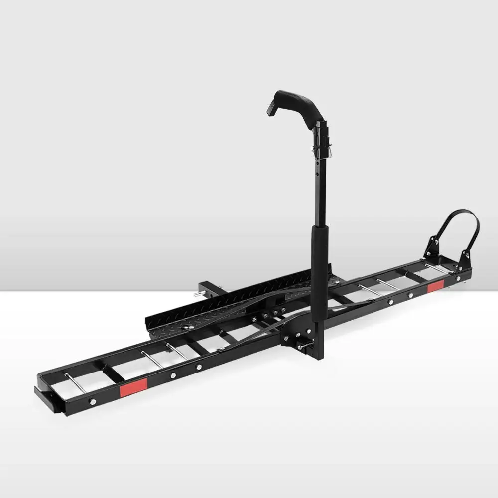 Motorcycle Motorbike Carrier Rack Dirt Bike Ramp Steel 2 inch Towbar