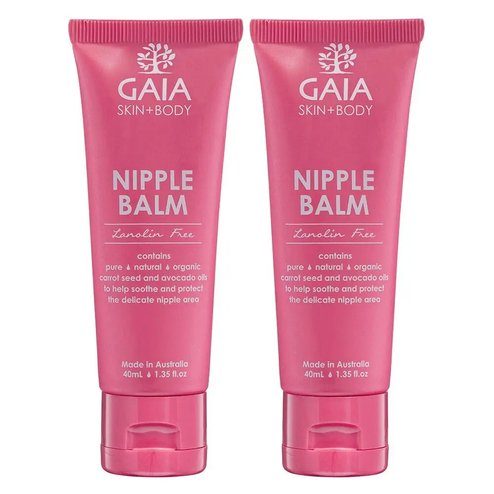 Gaia 80ml Natural/Organic Nipple Balm Mothers/Women Beeswax/No Animal Testing