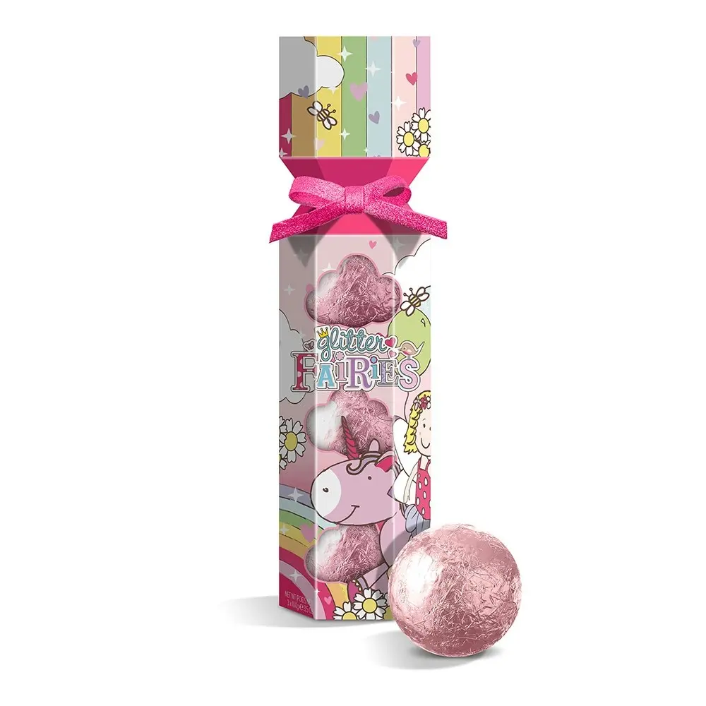 3pc The Luxury Bathing Company 100g Magical Fizz Ball Sparkling Bath Bomb Fizzer