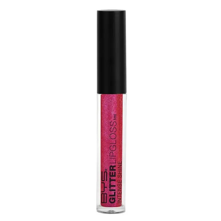 BYS Glitter Lipgloss Intense Shine Non-Sticky Lightweight Makeup Asteroid RD 1ml