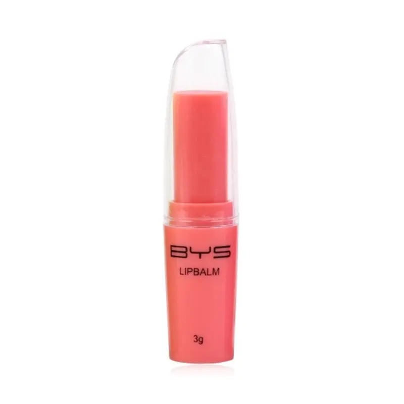 BYS Fruity Raspberry Chapped Lipbalm Cosmetic Beauty Makeup Scented w/Lid Red 3g