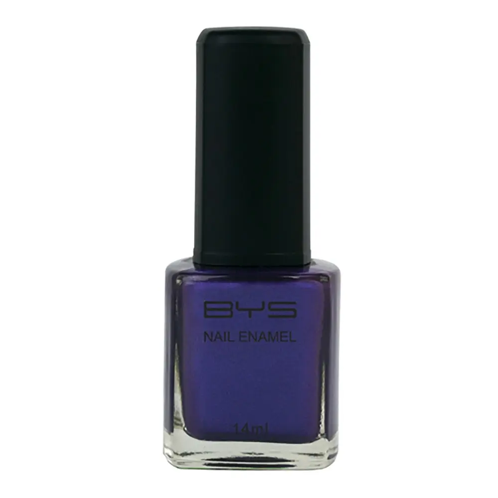 BYS Pouty Purple Nail Polish Enamel Lacquer Gloss Long Wearing Quick Dry 14ml