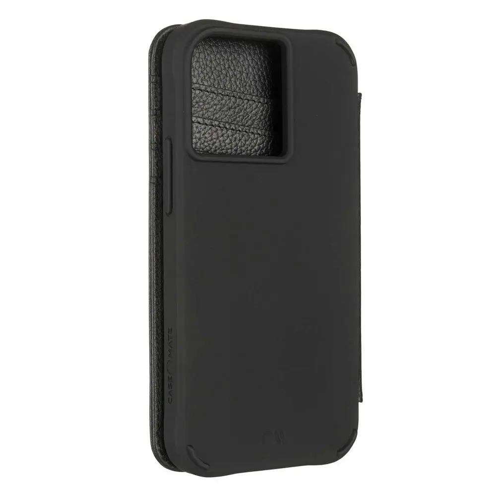 Case-Mate Tough MagSafe Wallet Folio Case Cover Protection for iPhone 13 Black