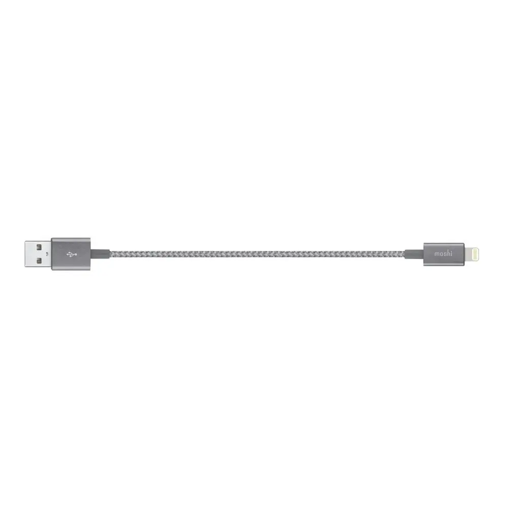 Moshi Integra USB-A to Lightning MFI-Certified Charge/Sync 2M Braided Cable Grey