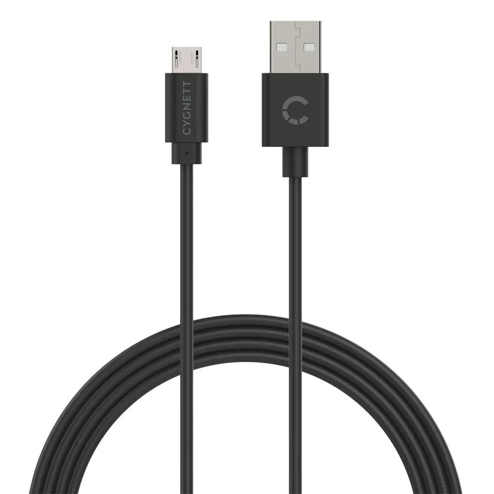 Cygnett Essentials Micro USB To USB-A Cable 1m f/ Andriod Phones/Tablet Black