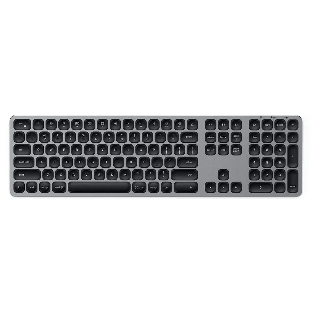 Satechi Rechargeable Bluetooth/Wireless Keyboard f/ iMac/iPad/Macbook Space Grey