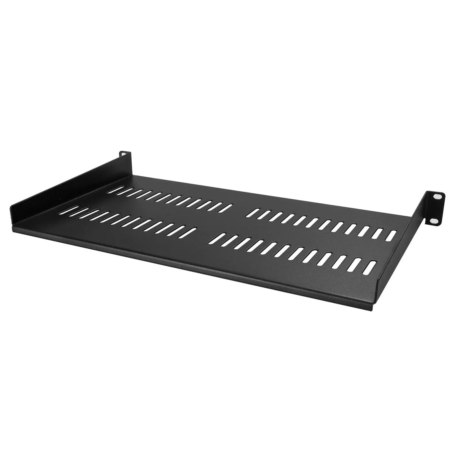 Star Tech 1U 25cm Vented Server Rack Cabinet Shelf w/ Cage Nuts & Screws 44lbs