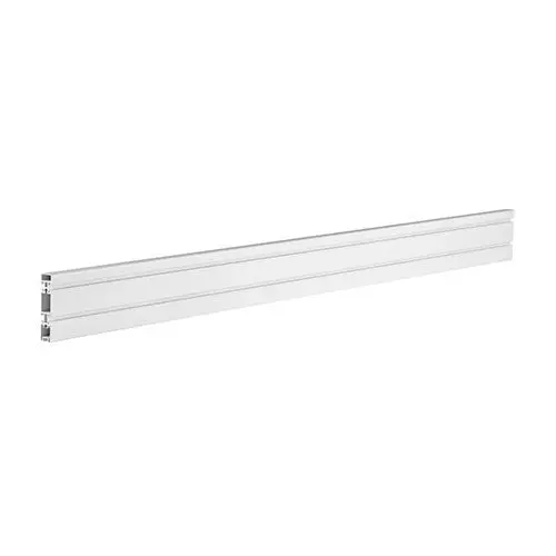 Brateck Aluminum Slatwall Two-Sided Slot Panel 40kg Weight Capacity Matte White