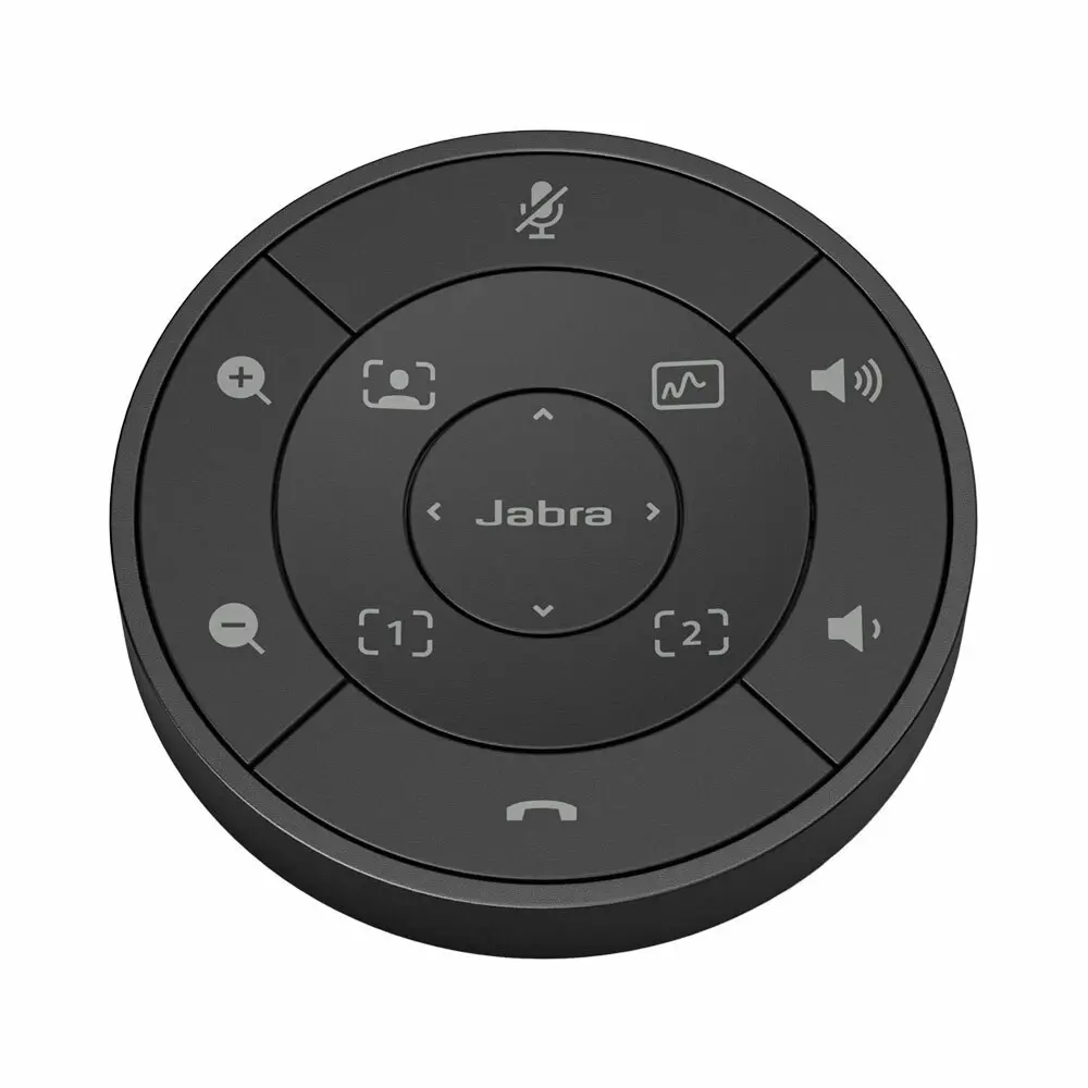 Jabra Bluetooth Black Remote Control For Panacast 50 Video Bar Zoom/Call Control