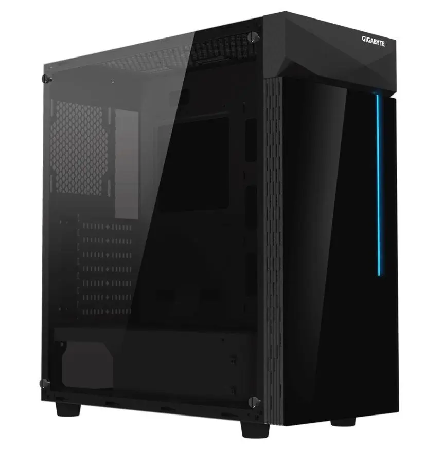 Gigabyte C200 RGB Tempered Glass ATX Mid-Tower PC Gaming Case Protection For CPU