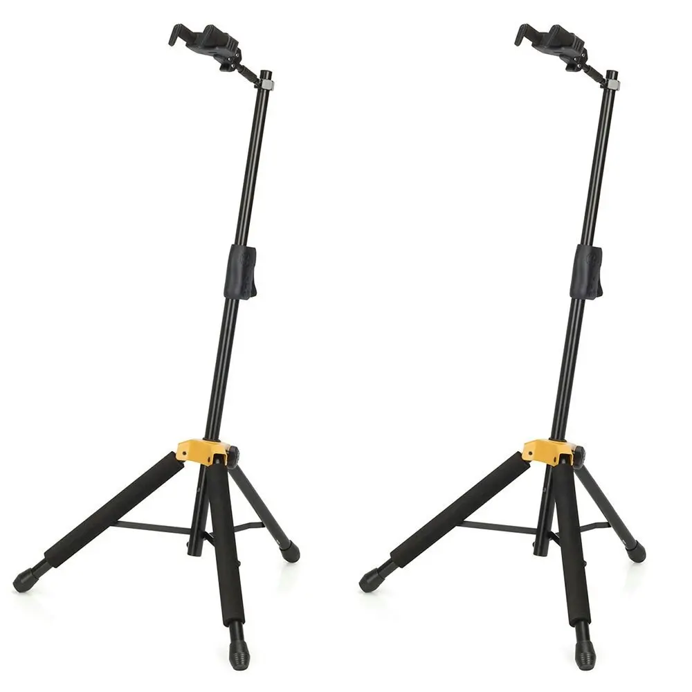 2PK Hercules Single Guitar Stand/Holder Floor Rack Auto Grip w/Foldable Yoke MC6