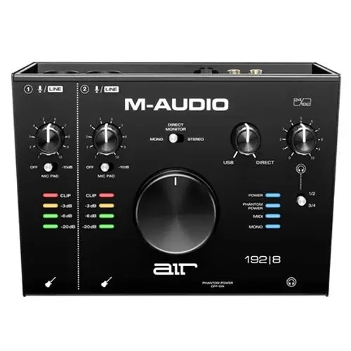 M-Audio Air 192/8 USB 2x4 Audio Interface Recording/Monitoring w/ MIDI Black