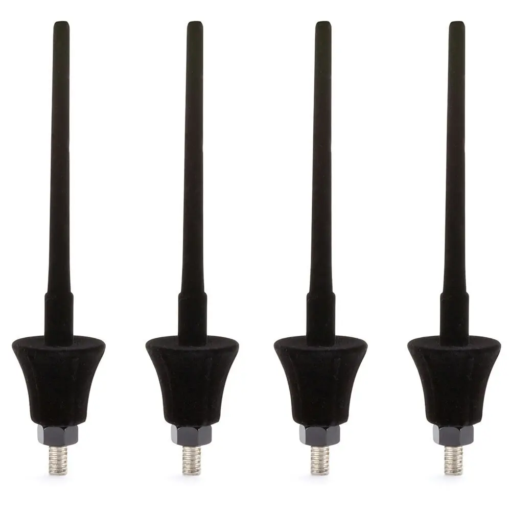 4PK Hercules Velvet Piccolo Peg for Musical Instrument Stand/Holder Black