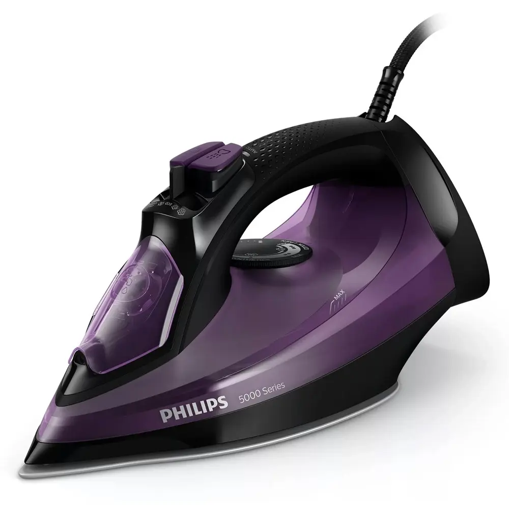 Philips DST5030-80 Steam Corded Iron Black/Purple Clothes/Garments 2400W