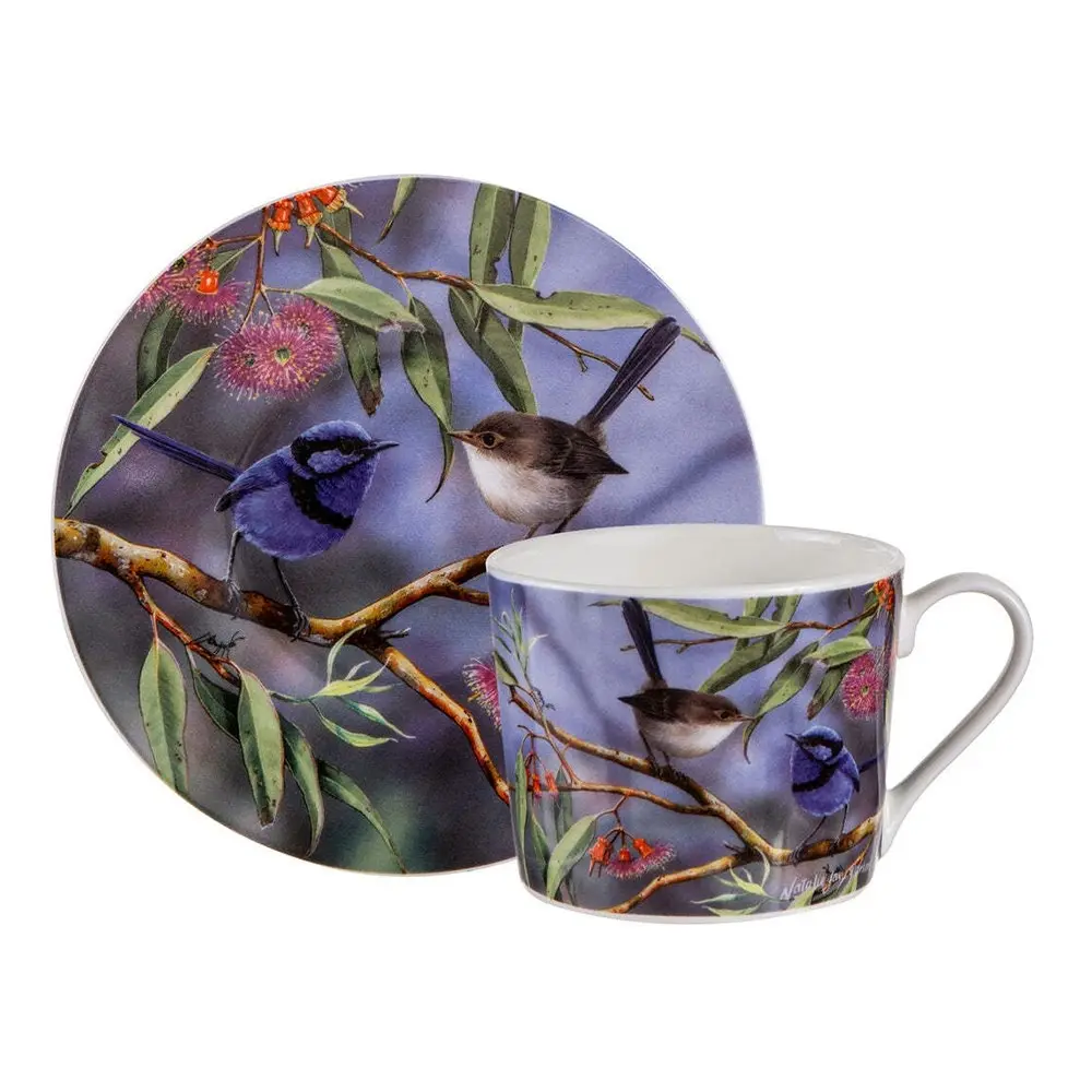 Ashdene 250ml Australian Wren Coral Gum Attraction Tea Cup/Saucer Drinking Mug