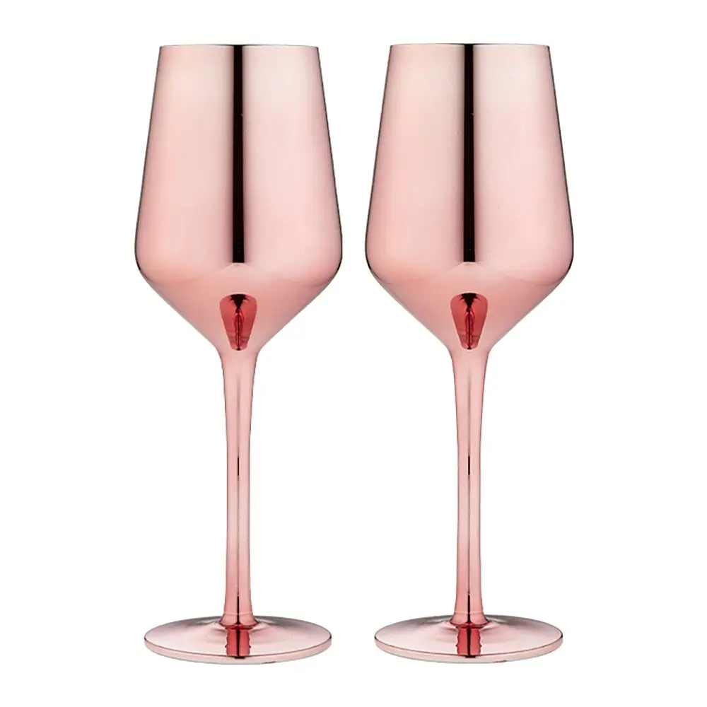 2pc Tempa Aurora 400ml Stem Wine Glass Cocktail Drinking Cup Glassware Rose