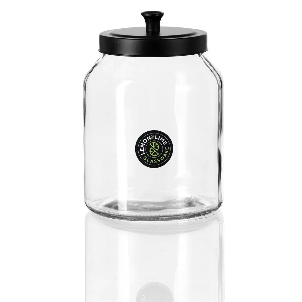 Lemon And Lime 3L Cosmo Glass Jar Food/Storage Container/Canister Kitchen/Home