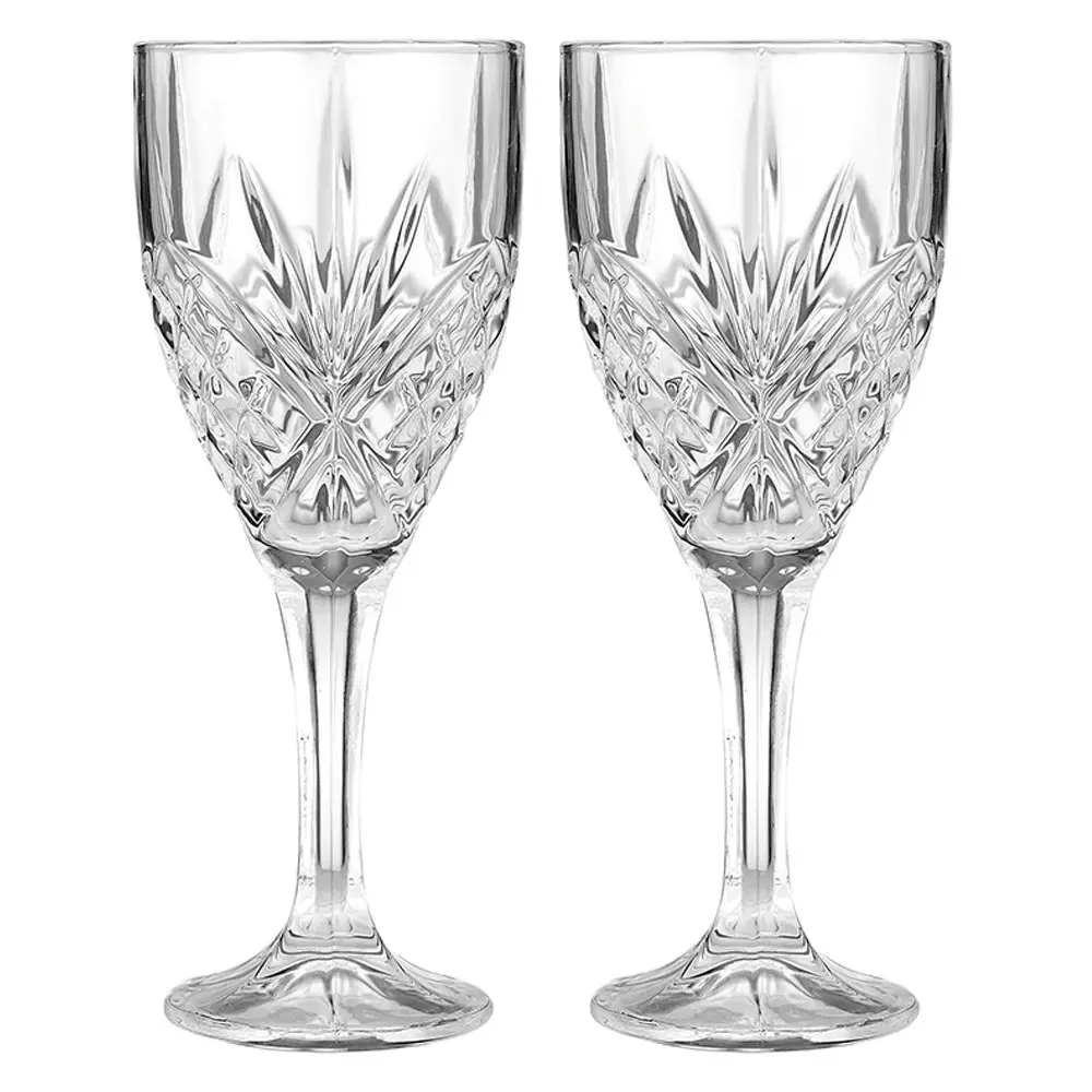 2pc Tempa Ophelia 280ml Wine Glass Water/Juice Drinking Glassware Cup Clear