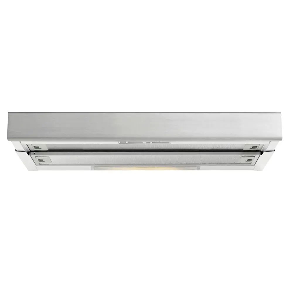 Baumatic 90cm Stainless Steel Slideout Recirculate Fan Kitchen Rangehood GEH9017